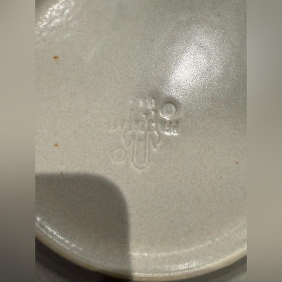 Two Pfaltzgraff Stoneware Cream Blue Floral sml plates vintage 2 pair available - Picture 5 of 6